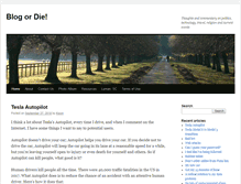 Tablet Screenshot of blogordie.com